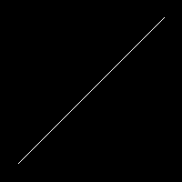 diagonal line without spaces in it